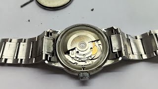 TITONI watch stopped repair SW200 movement regular oil maintenance to restore the accuracy state [upl. by Iretak]