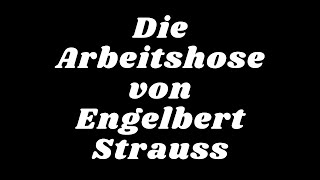 Die Arbeitshose von Engelbert Strauss [upl. by Ruffin185]