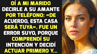 Oí A Mi Marido Decir Por Teléfono A Su Amante «vale Esta Casa Será Tuya»  HISTORIAS LA VIDA [upl. by Nyletak]