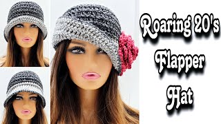 This Is One BEAUTIFUL Crochet Flapper Hat [upl. by Waterman1]