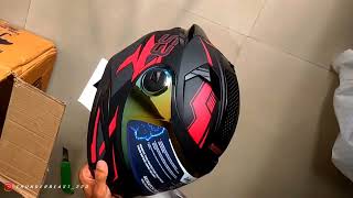 Steelbird SBH17 Terminator Robot Helmet  Best Helmet Under 2000  Unboxing Review steelbird [upl. by Ennelram]