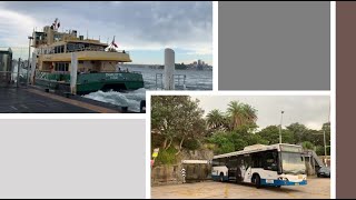 2190ST Transport Vlog 593 Keolis Downer amp Transdev Sydney Ferries Cremorne Point Ferry Wharf [upl. by Ayoras]