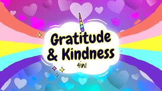 Sleep Meditation for Children  GRATITUDE amp KINDNESS 4in1  Kids Bedtime Meditation [upl. by Eigger]