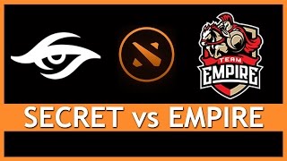 Manila Major Secret vs Empire  Loser Bracket Bo1 [upl. by Anitac]