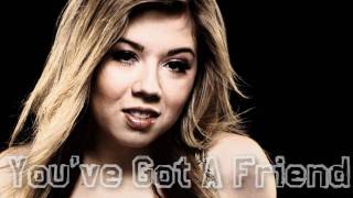 Jennette McCurdy  Youve Got A Friend  Full Cover  Lyrics HD [upl. by Doro580]