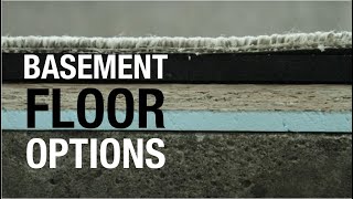 Basement Floor Options to Prevent Moisture [upl. by Giovanna]