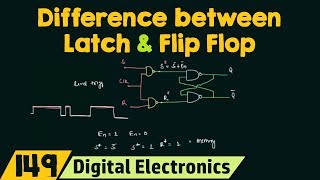 Difference between Latch and Flip Flop [upl. by Oza]