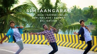 Simtaangaran tamil song cover dance Naveen Balaji Bala Sarkar Thalapathi Vijay AR Rahman ARM [upl. by Noslrac]