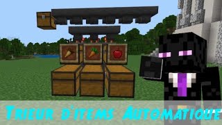 Tuto TRIEUR DITEMS AUTOMATIQUE Minecraft Bedrock amp Java [upl. by Appledorf518]