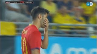 Marco Asensio vs Colombia Friendly 07062017 HD 1080i by Asensio20™ [upl. by Beisel]