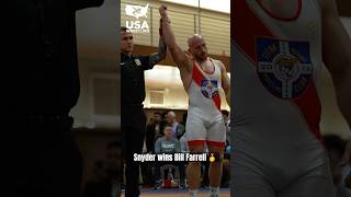 Taking care of business 🥇Kyle Snyder gets the job done and takes out Macchiavello wrestle [upl. by Atyekram]