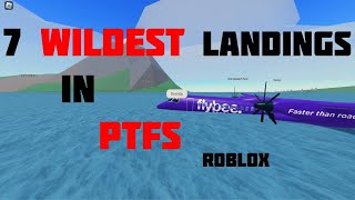 7 Wildest Landings in PTFS Roblox 2024 [upl. by Annavaj]