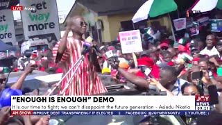 Enough is Enough Demo NDC stages nationwide protest to demand forensic audit of voters register [upl. by Baumann]