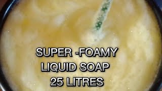 How To Make 25 Litres Of Liquid Soap From Start To Finish diy soap laundry washing cleaning [upl. by Zere707]