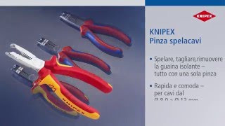 KNIPEX Spelacavi multifunzione [upl. by Aicilec]