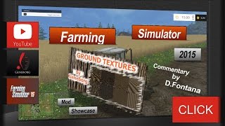 FS15 Mod Showcase  Ground Textures Heavy Wet eng [upl. by Cruce]