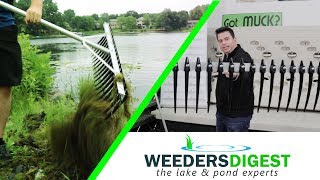 Biggest 3in1 Aquatic Weed Raker Skimmer amp Collector  Rake Zilla  Best Lake Rake Guaranteed [upl. by Tibold]