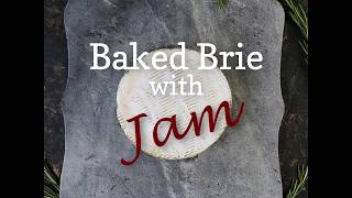 Holiday Baked brie with Jam [upl. by Elyr]