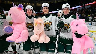 2023 Teddy Bear Toss Goal  Everett Silvertips  Dominik Rymon [upl. by Neira]