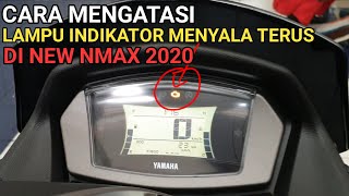 Cara atasi lampu mil nyala terus  motor nmax [upl. by Euqinahc]