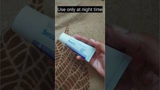 Benzoyl peroxide gel 25  result in one week  acnetreatment skincare reviewlist shorts [upl. by Aneehsal639]