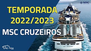 Novidades MSC Cruzeiros Brasil 20222023 MSC SEASHORE MSC SEAVIEW MSC FANTASIA E MSC ARMONIA [upl. by Evvie626]