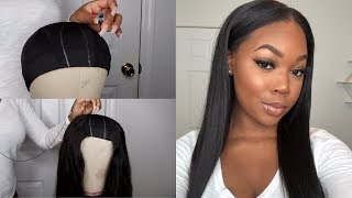 How to Make a U Part Wig For Beginners  West Kiss Hair [upl. by Acinomal270]