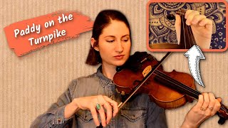 Paddy On The Turnpike  Fiddle Tutorial [upl. by Tiloine]