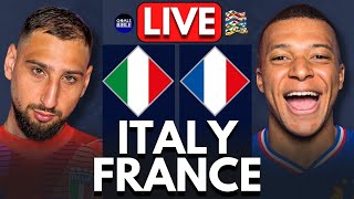 🔴ITLAY vs FRANCE LIVE  UEFA Nations League 2024  Full Match LIVE Today [upl. by Ennaej430]