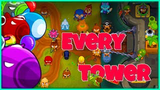 Beating BTD6 with Every Tower [upl. by Mohandas]