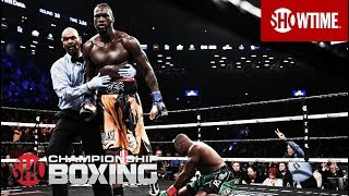 Deontay Wilder Takes Down Luis Ortiz in the 10th  SHOWTIME CHAMPIONSHIP BOXING [upl. by Rendrag]