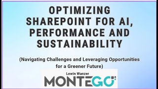 Optimizing SharePoint for AI Performance and Sustainability [upl. by Handal73]