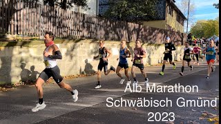 Alb Marathon Schwäbisch Gmünd 2023 [upl. by Canfield169]