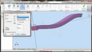 Autodesk Inventor Deutsch tutorial Grundlagen Beginner tutorial Sweep [upl. by Aciretehs]