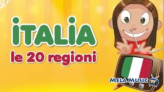 Geografia  Italia le 20 regioni MelaEducational [upl. by Ares797]