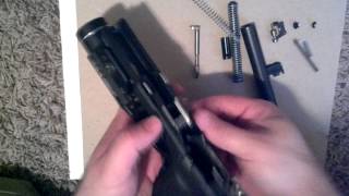 Complete glock disassemblyreassembly without tool [upl. by Brownson234]