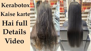 How to do Botox Hair Treatment Step By Step hindi  protein treatment Botox kera [upl. by Sivar751]