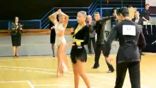 djoe et elsa rumba finale coupe de france villeurbanne 2014 [upl. by Donica]