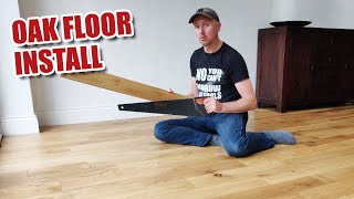 How I fit ENGINEERED OAK wood flooring [upl. by Bullock260]