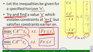 Constrained Predictive Control 58  invariant sets [upl. by Gittle758]