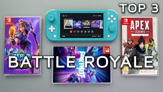 TOP 3 Free Battle Royale Games  Nintendo Switch Lite [upl. by Ahsiem]