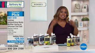 HSN  Beauty Gifts featuring KORRES 12182018  07 PM [upl. by Elatnahc]