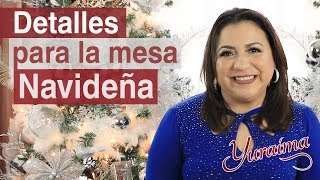 Detalles para decorar la mesa Navideña 🎄 DIY Manualidades Navideñas [upl. by Huppert]