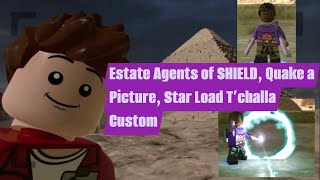 lego marvel 2  Estate Agents of SHIELD Quake a Picture Star Load T’challa Custom [upl. by Viridi656]