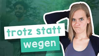 Genitivpräpositionen im Deutschen  B2 mit Jenny [upl. by Adnarahs]