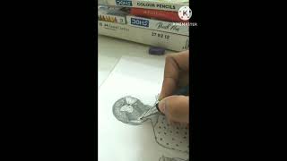 Easy drawing  creative art sketch drawing  inspired by Farjana drawing academy [upl. by Eilujna]