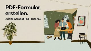 PDFFormular erstellen mit Adobe Acrobat  Adobe PDF Tutorial [upl. by Brenan642]