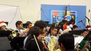 Feliz Navidad Sierra Intermediate School Jazz Band Winter Concert 09 [upl. by Adile262]