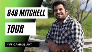 848 Mitchell Tour  Indians living in US  OffCampus Apartment Tour  UT Arlington  UTA  CJTalk [upl. by Iznyl]