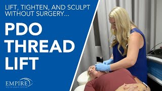 How does a PDO Thread Lift work to lift tighten and sculpt without surgery [upl. by Fatima162]